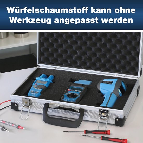 Universele Draagkoffer voor Meetinstrumenten - Robuuste Aluminium