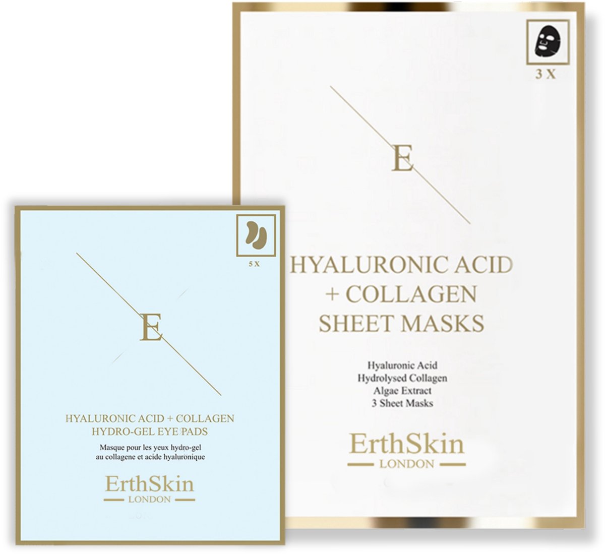 ErthSkin London Collageenmasker & Oogkussentjes Set