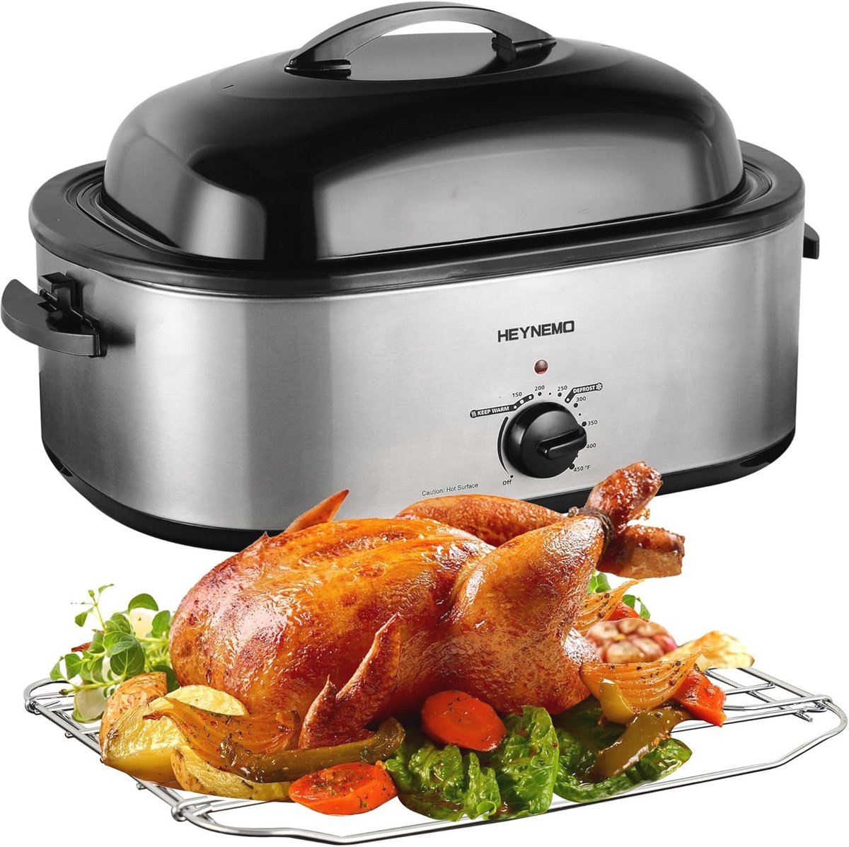 Grote Elektrische Roaster Oven - 22 Quart Capaciteit voor Perfect Gebraad