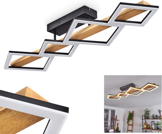 Moderne plafondlamp zwart verstelbaar rond 3-lichts - Java