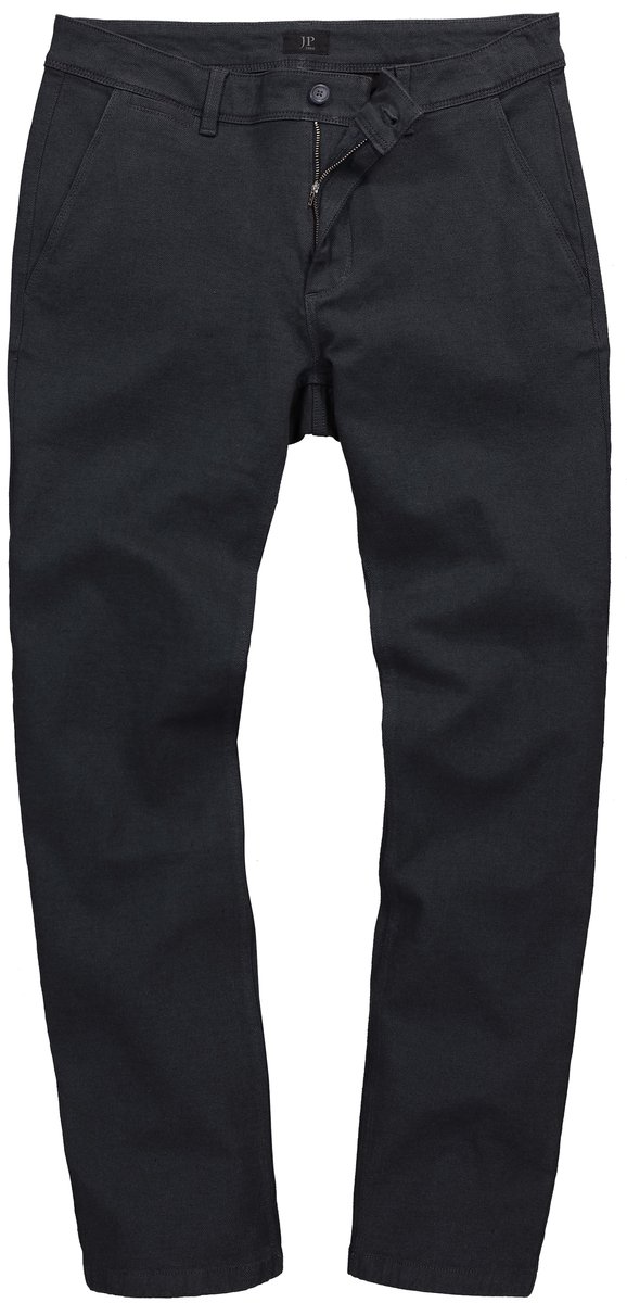 JP 1880 - Heren - Chinobroek FLEXNAMIC® wollen look Regular Fit - Zwart - Maat 29