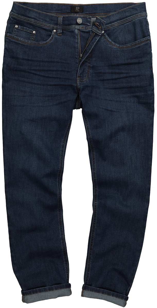 JP 1880 - Heren - Colorjeans FLEXNAMIC® 5-pocket modern straight fit - Navy blauw - Maat 34
