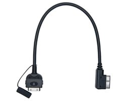 Universal Car Aux Audio Cable Adapter for AUD1 AMI V-VV MMI S-Koda, Plug and Play Audio Interface Adapter for LPOD/LPhone, 30cm