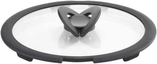 IBright Universele Glazen Deksel Met Siliconen Rand - Voor Pannen Van O16 Cm 8720809700094~3997654 IBright Universele Glazen Deksel Met Siliconen Rand - Voor Pannen Van O16 Cm 8720809700094~3997654