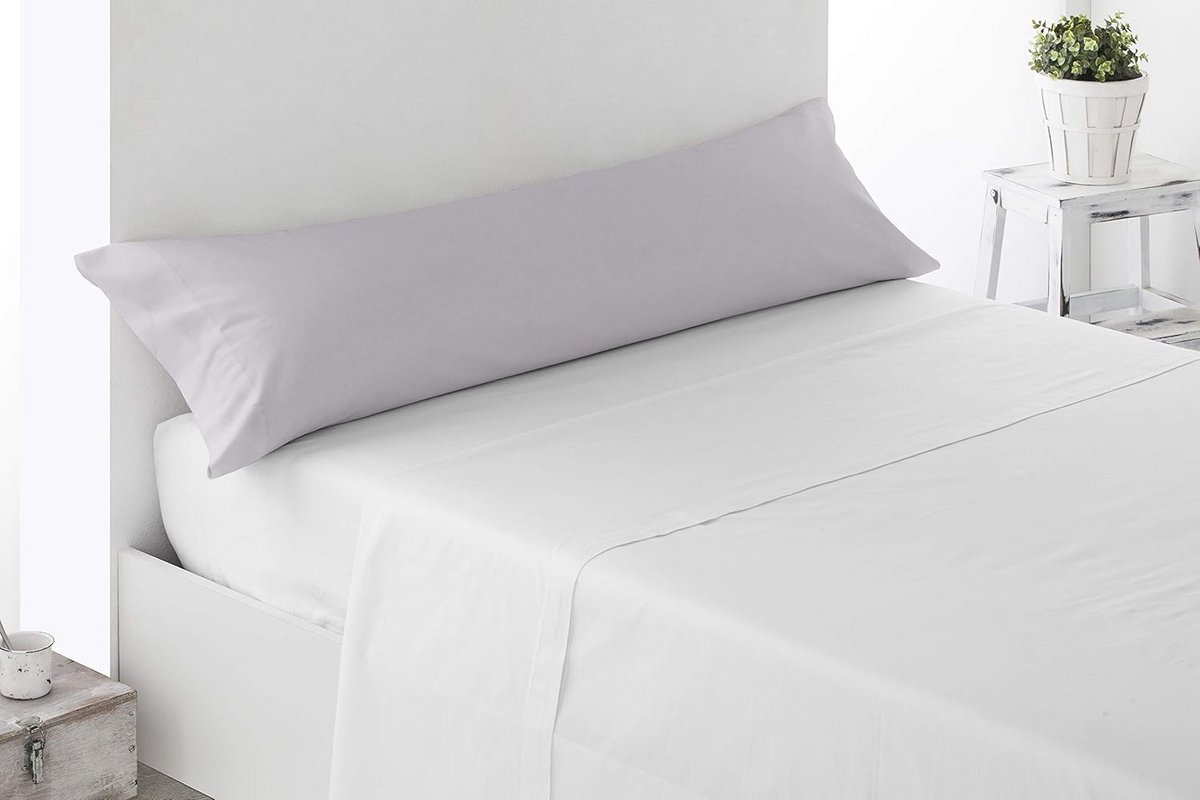 Anti-Pilling Kussensloop 50% Katoen 50% Polyester, Zacht & Comfortabel 120x45 voor Bed 105