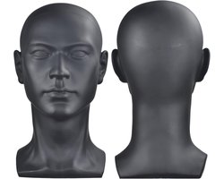 Mannequin hoofd mannelijke professionele cosmetologie pop hoofd voor Display pruiken bril hoed sieraden Headset Display Stand （L-YH）