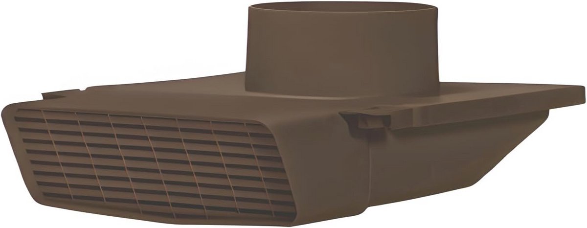 Soffitventilatieopeningen 10,5 cm voor effectief luchtbeheer in badkamers