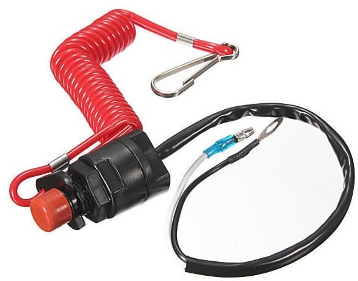 Universele Motorkabel met Sleutelkoord en Kill Stop-Schakelaar voor Motorrijden en Tuinieren
