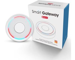 Zigbee Gateway Hub – Draadloze Smart Home Hub met LED Achtergrondverlichting, Ondersteunt Tuya Apparaten, Afstandsbediening en Stemcontrole via Alexa en Google Home