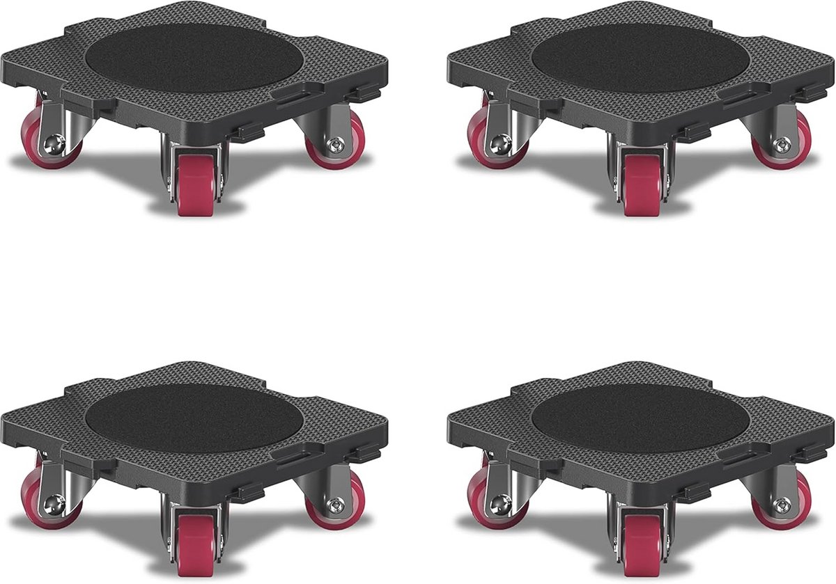 Meubeltransportwielen en lifterset voor zware meubels - 360 graden draaibaar en gebruiksvriendelijk
