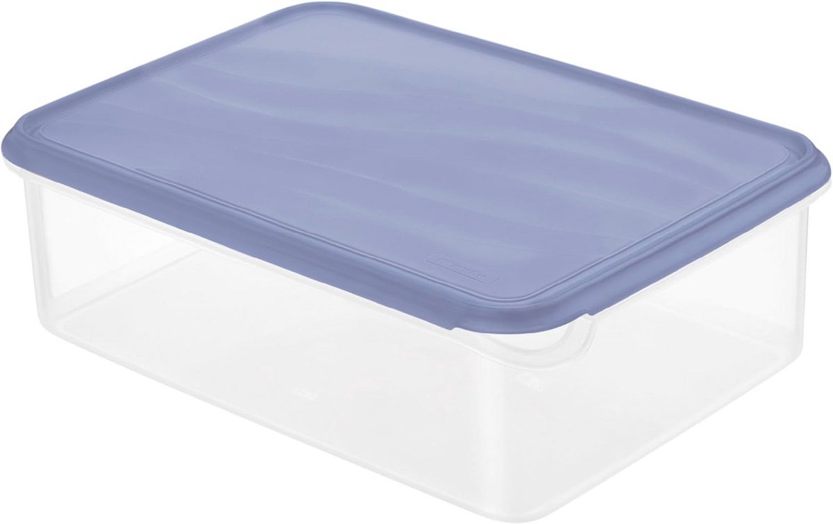 Rotho Koelkastdoos Rondo 5 l horizon blauw, vershouddoos, voorraaddoos