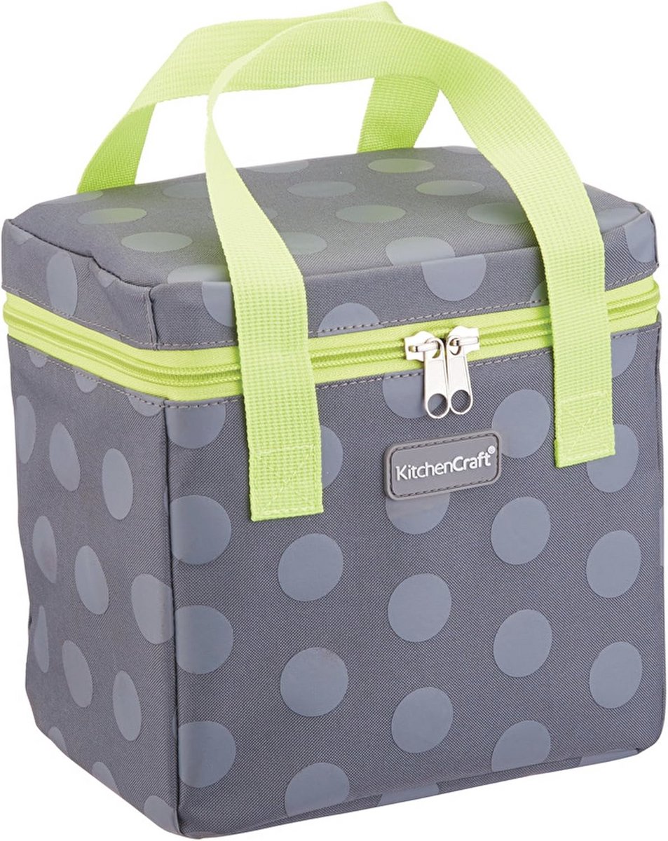 Koeltas voor kleine lunch - 4,9 L (1 gal) - Grijs/Limoen