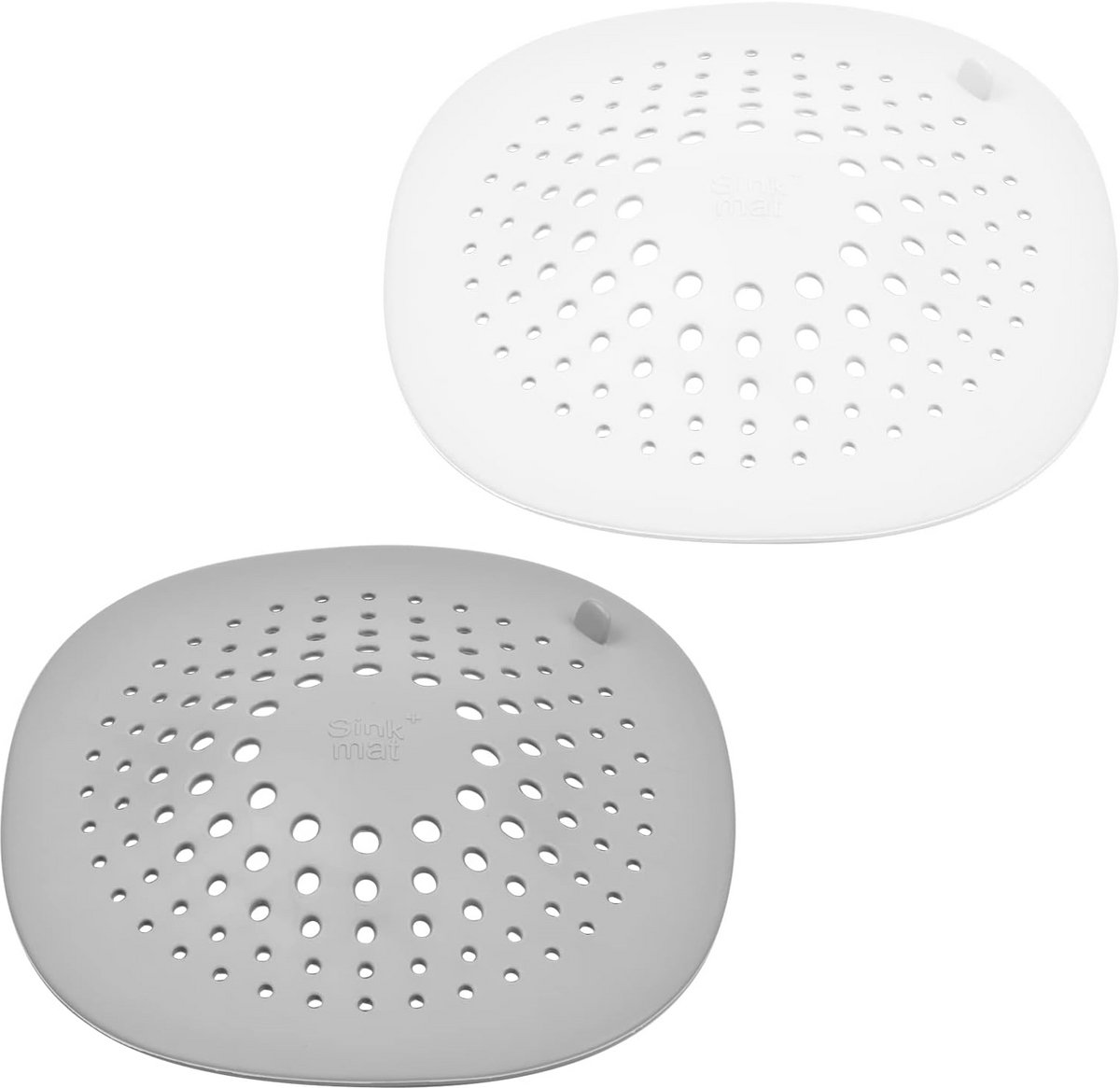 Universele Afvoerzeef Set van 2 - Silicone Haarzeef voor Douche, Wastafel en Badkuip