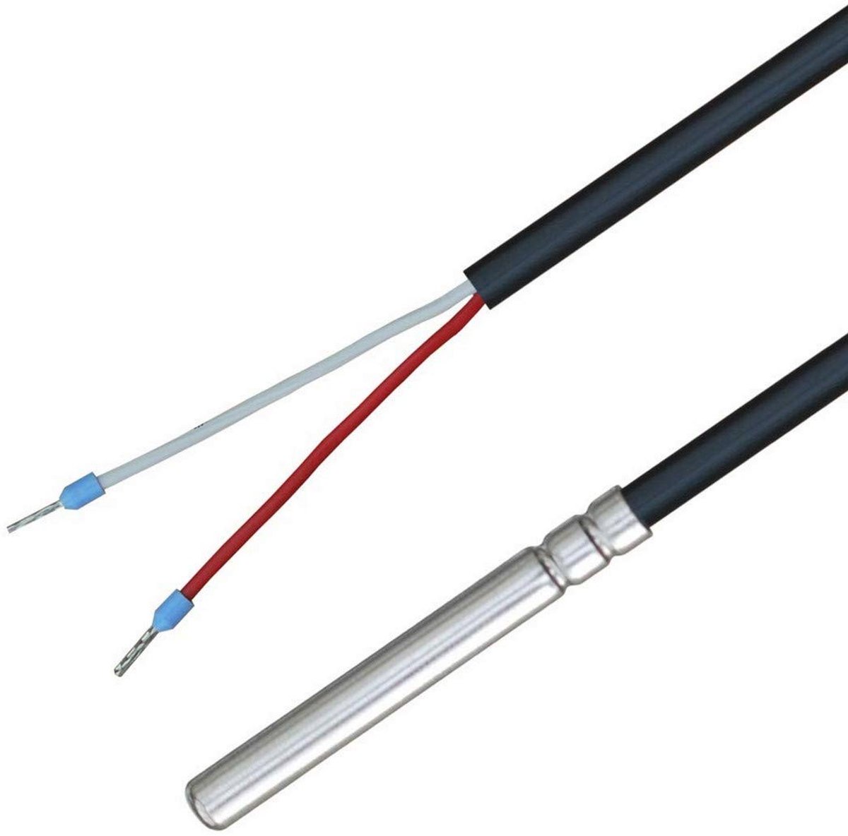 PT1000 Temperatuursensor met PVC-leiding tot 105 °C – Nauwkeurige Temperatuurmeting