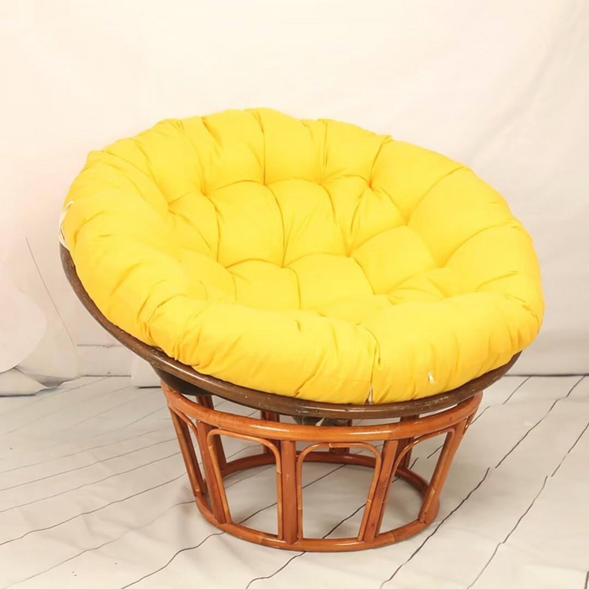 Rond Zitkussen voor Draaistoelen en Balkonstoelen - Comfortabel en Zacht Hangkussen - 40 x 40 cm