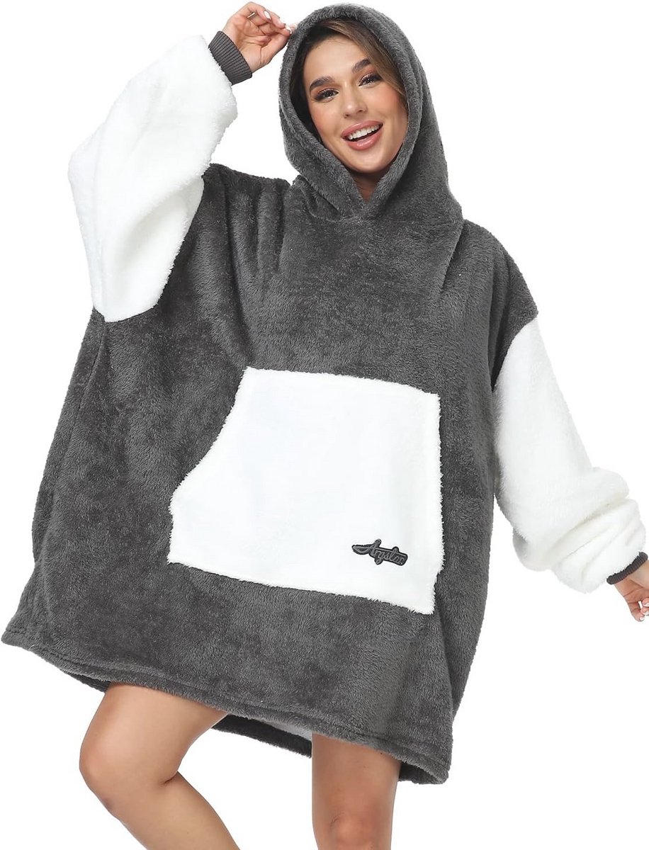 Oversized Draagbare Hoodie Deken