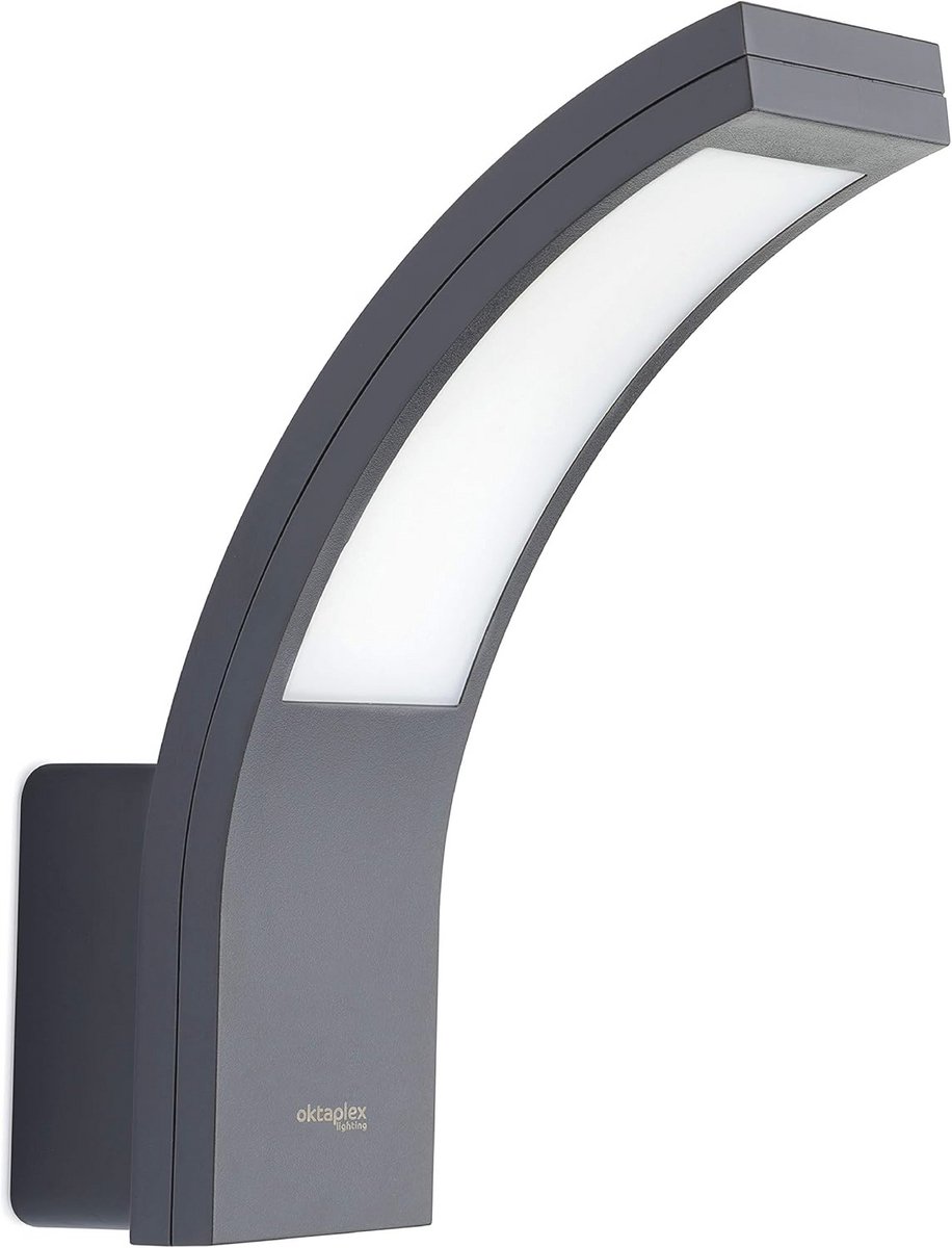 Warmwitte LED Buitenlamp - 10W Muurlamp voor Binnen en Buiten, IP54 Spatwaterdicht