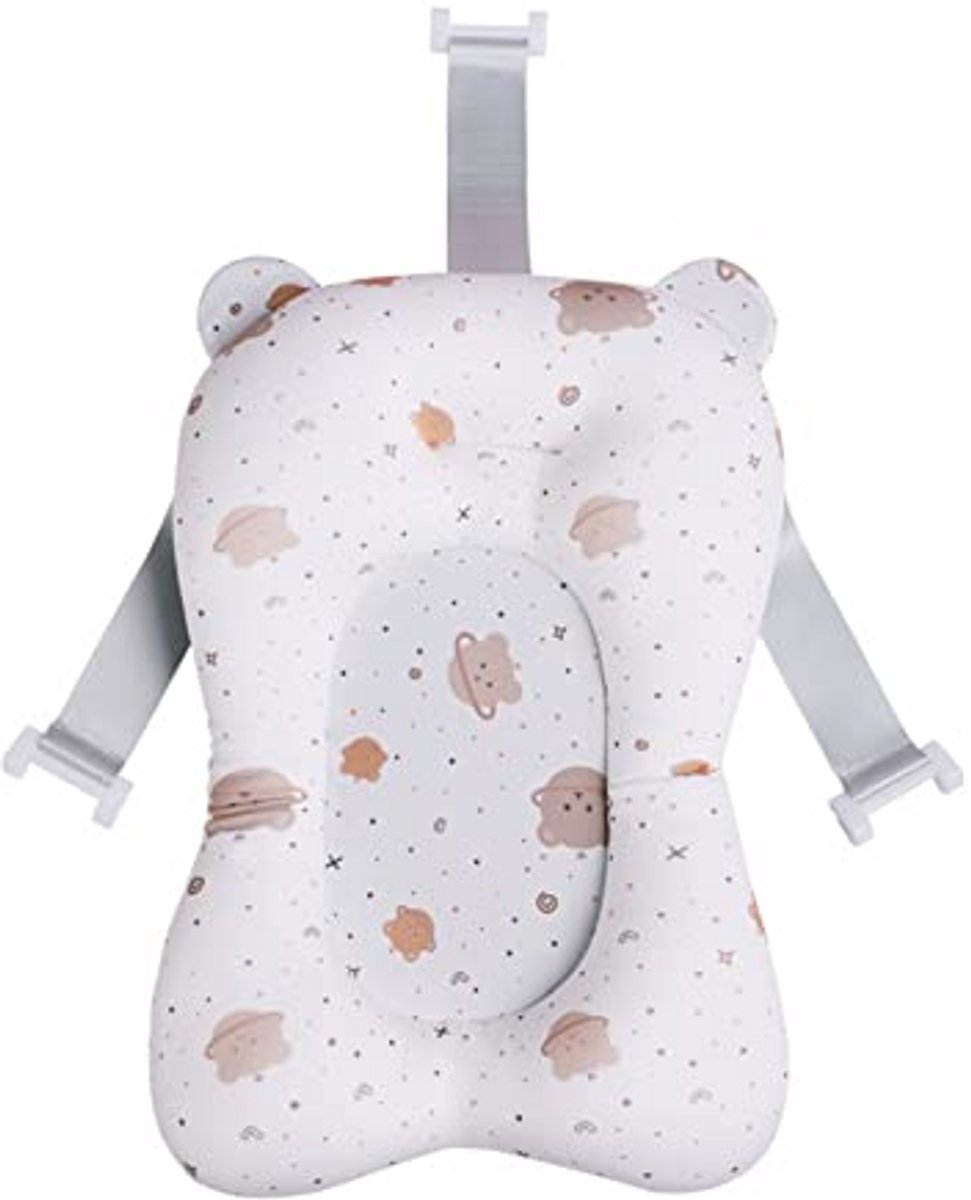 Baby Badhulpmiddelen voor 0-12 Maanden - Anti-slip Badhouding met Veilige Strap