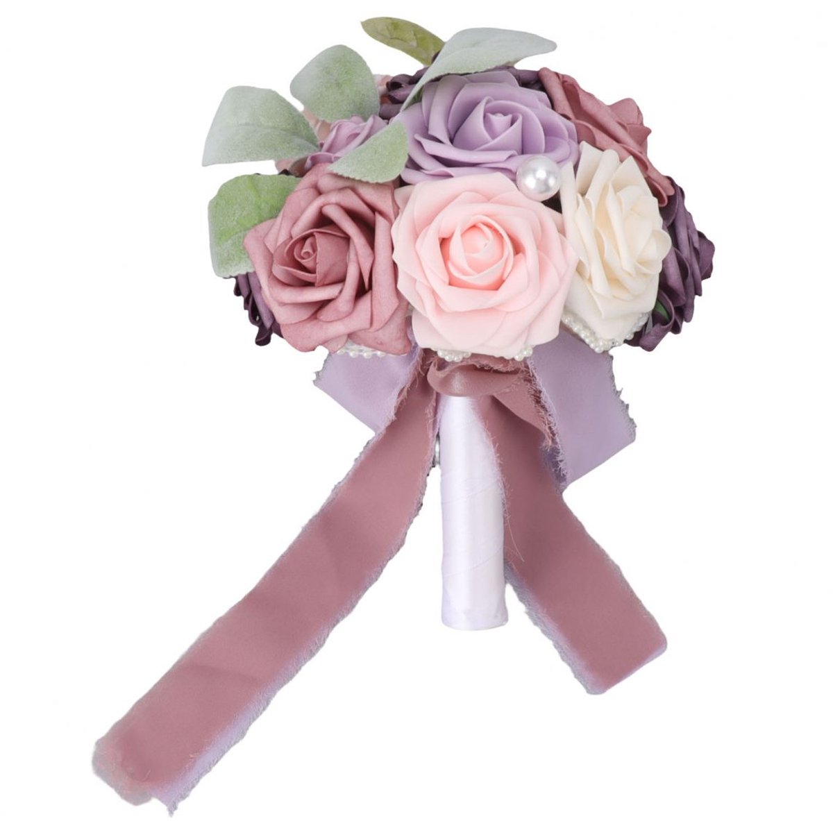 Handgemaakt Romantisch Boeket Vrolijke Kleuren voor Feest, Bruiloft, Kantoor, Winkel en Tuin Decoratie
