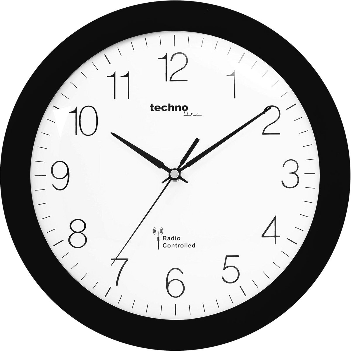 Radiografische Wanduhr 30 cm Zwart