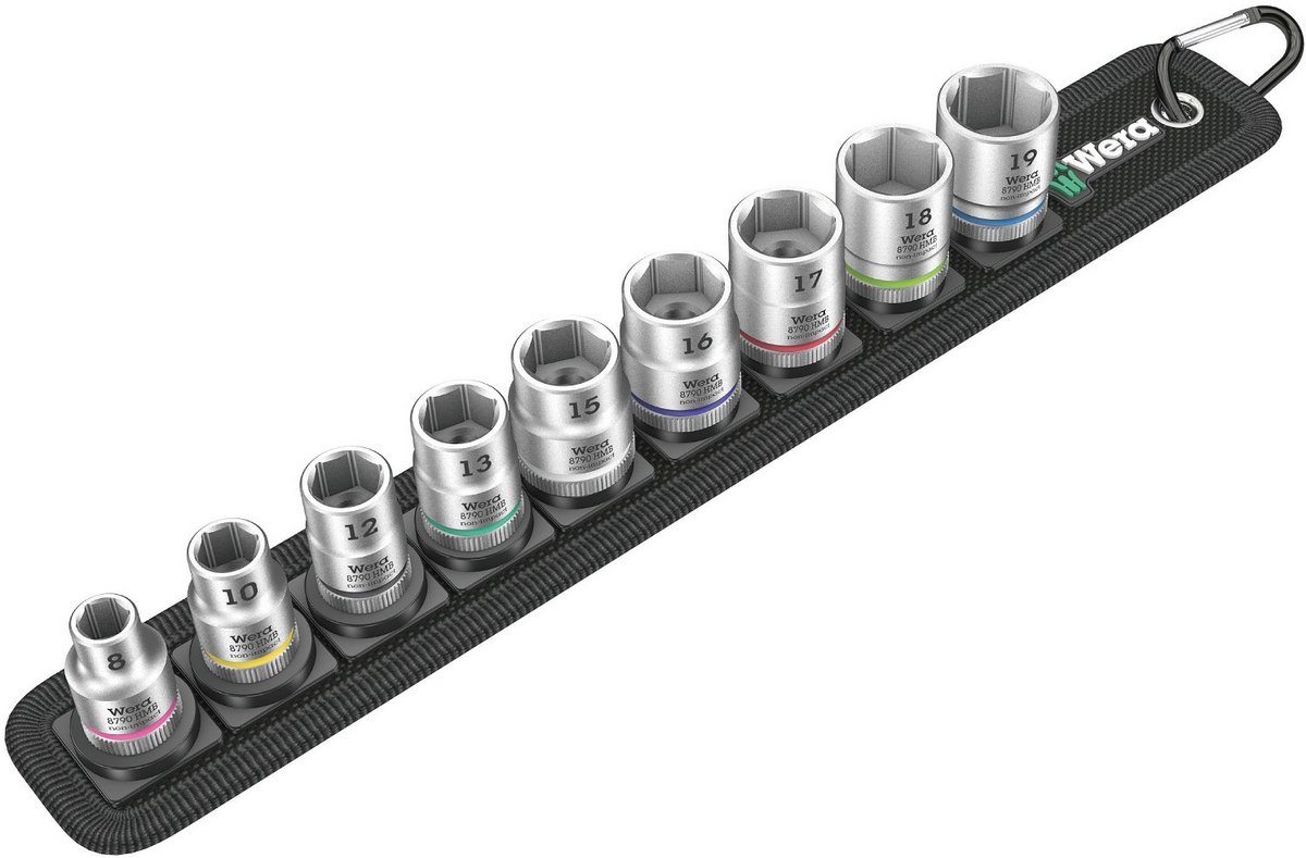 Socket Wrench Inserts 9-Piece Set, 3/8 Inch Drive, Versatile Tool for DIY and Professional Use