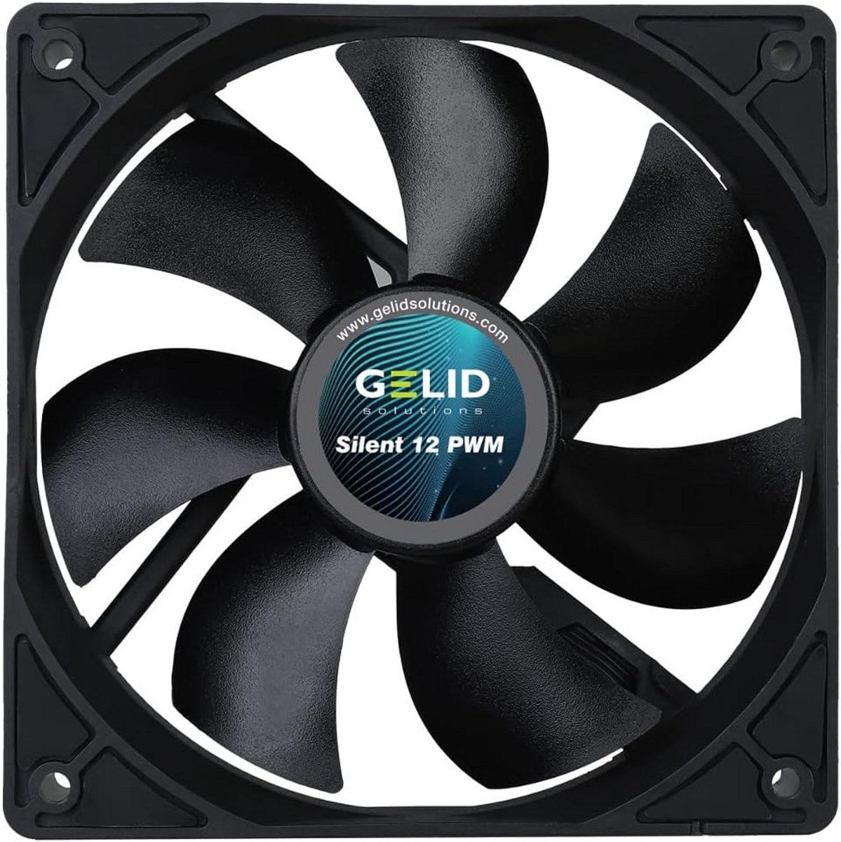 Stille Computerkast Ventilator 120mm Zwart