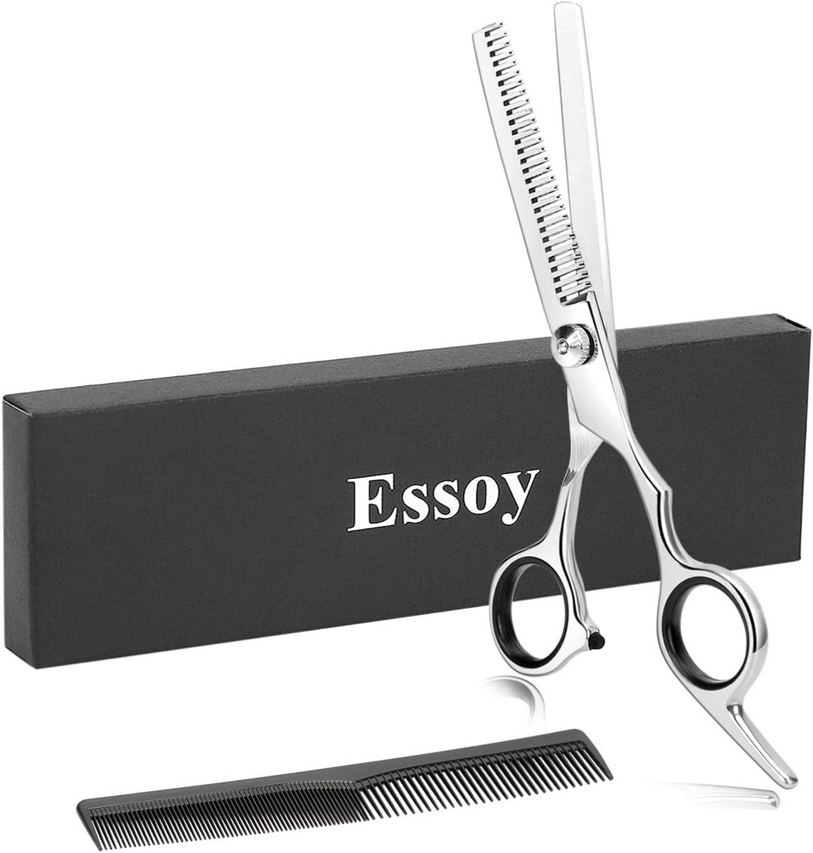Professionele Dunschaar voor Haarverzorging - Roestvrij Staal, 6.7 inch