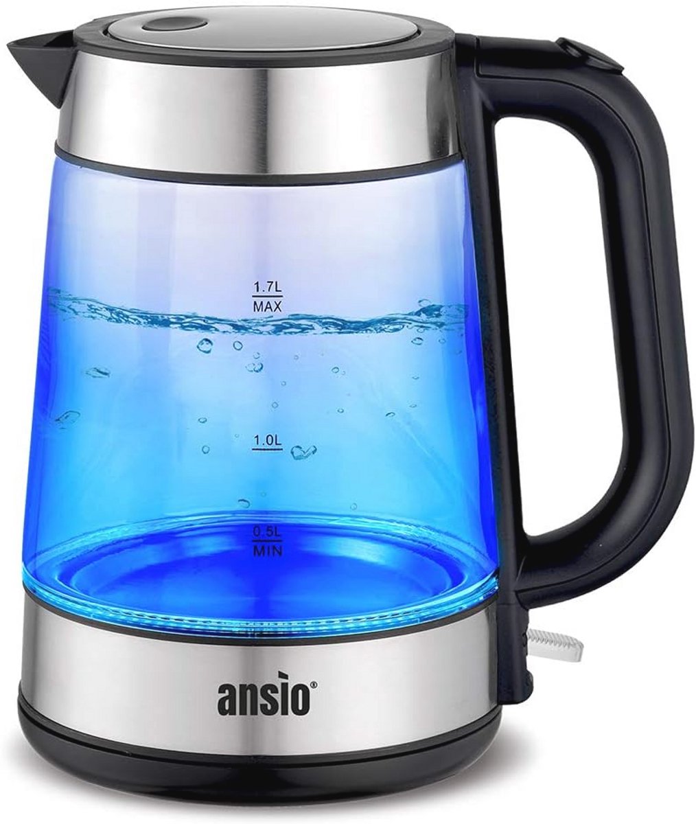 Elektrische Waterkoker 1,7 Liter met LED-Verlichting en Automatische Uitschakeling