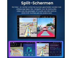 HexinexMarket Quad-Core autoradio Geschikt voor Seat Altea XL 2004-2015 - Draadloos CarPlay, Android Auto, multimediaspeler, 2GB+64GB
