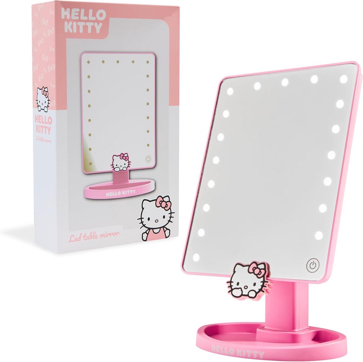 LED Make-up Spiegel met Snuisterij en Touchscreen Licht voor Meisjes - Ideaal als Cadeau