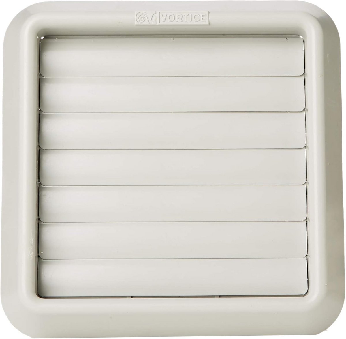 Zwaartekrachtgrill Wit 126 x 197 x 30 mm voor Ventilatie