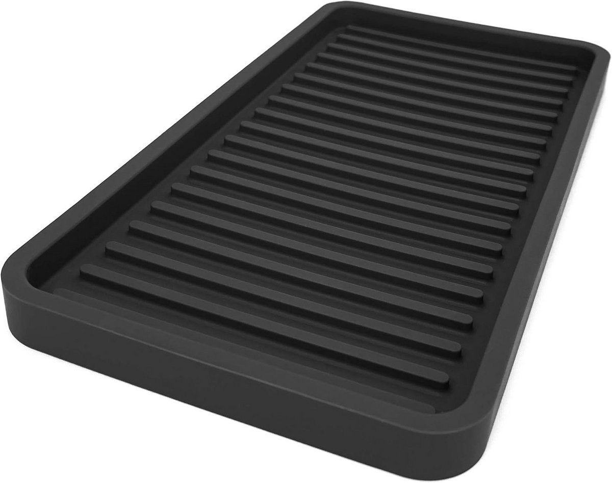 Siliconen Gootsteen Organizer voor Lade, Zwart
