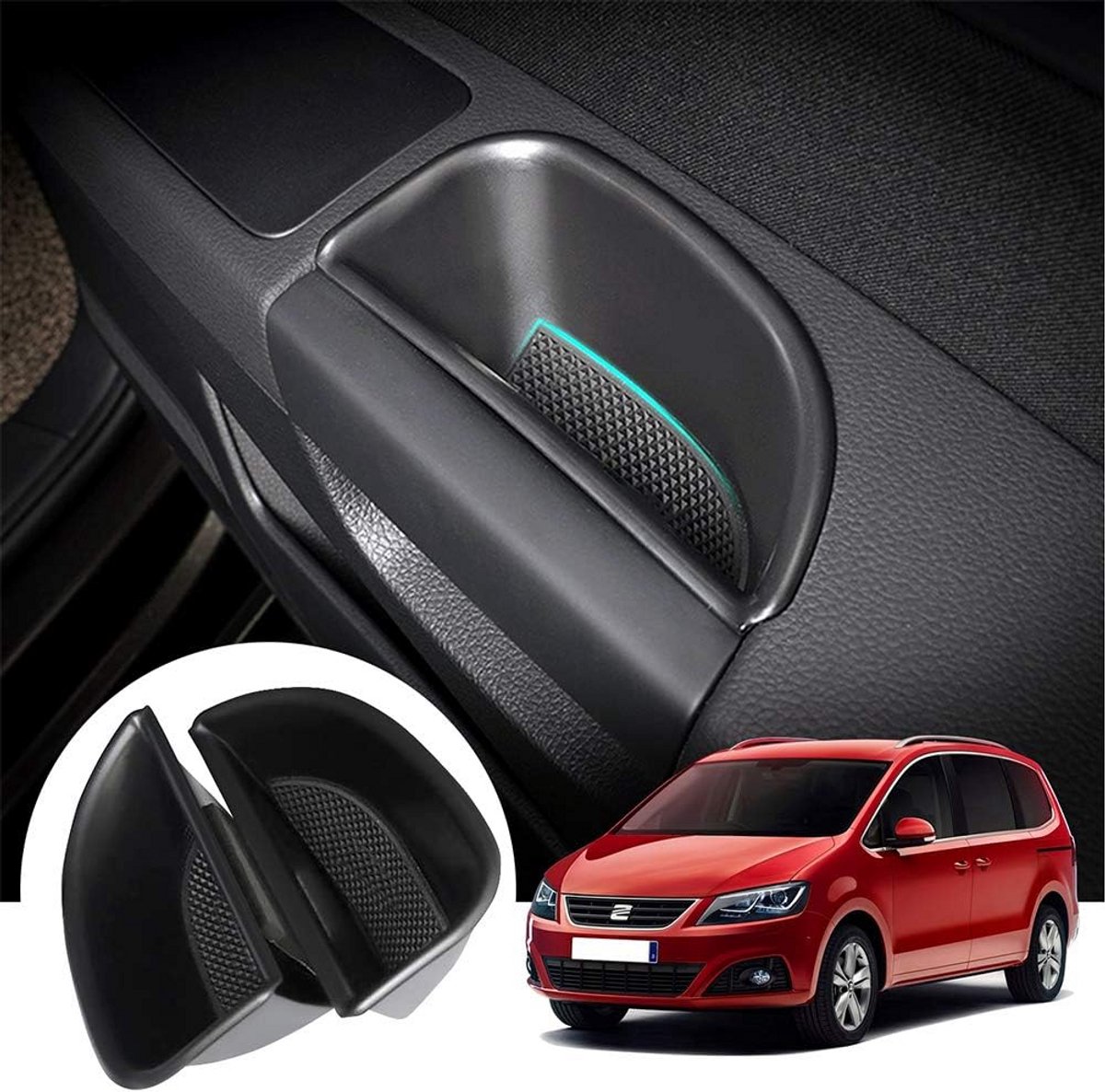Opbergdoos Voorkant Deurgreep voor Seat Alhambra en V W Sharan