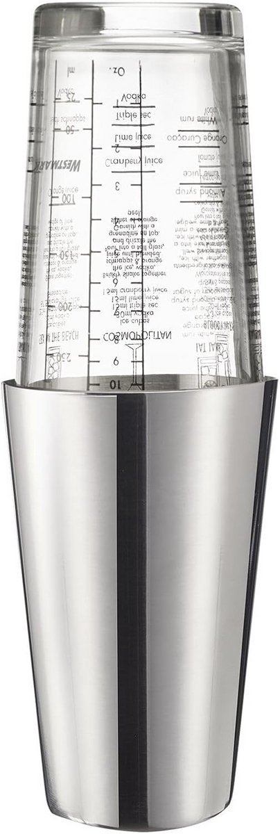 Professionele Cocktailshaker met Schaalverdeling – Mixen als een Pro