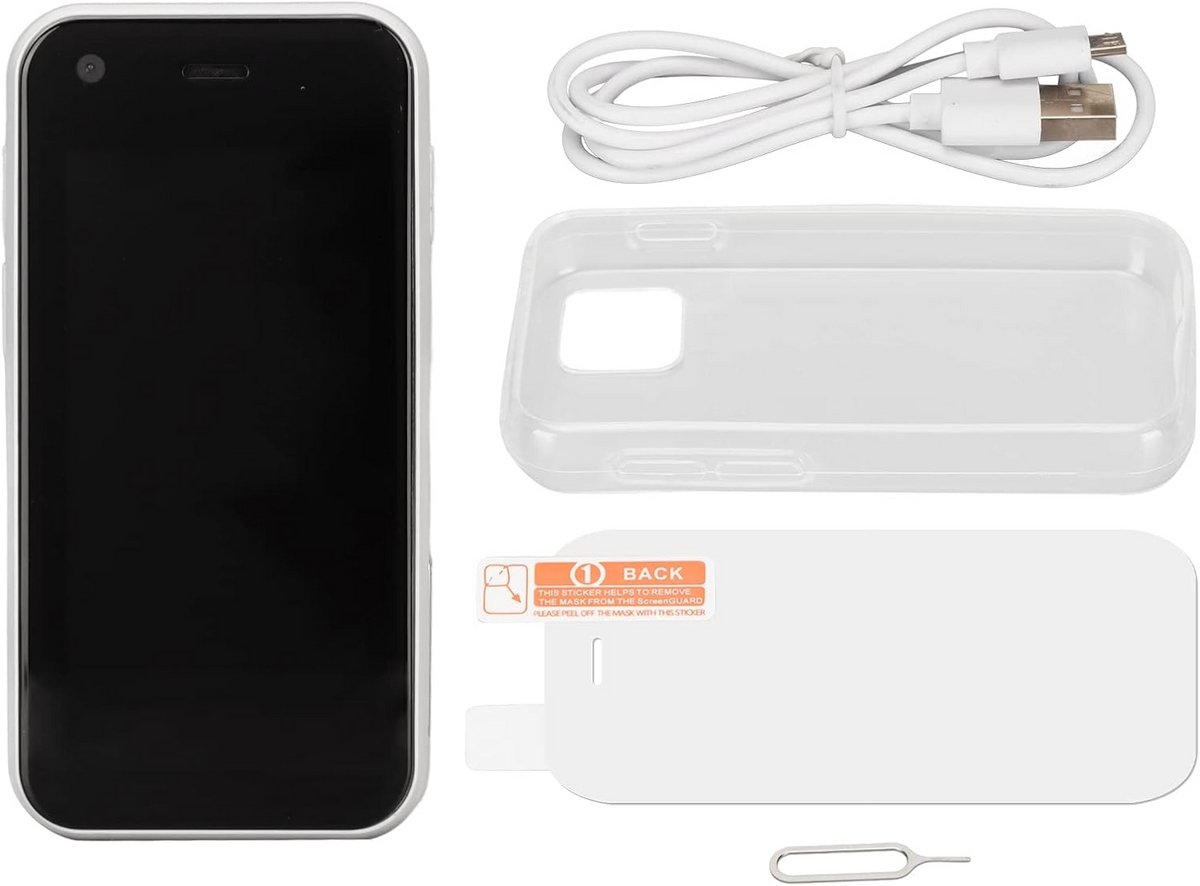 Mini Smartphone 2.5 inch HD Scherm Android Lichtgewicht Backup Telefoon Dual Sim