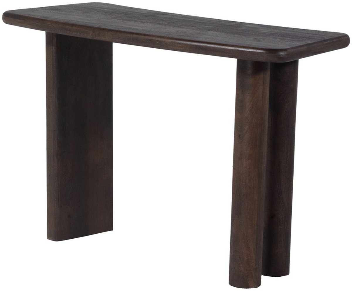 Giga Meubel Sidetable Rumi - Bruin Mangohout - 113x44x76cm