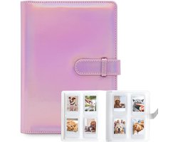 Fotoalbum voor 128 Mini Instant Foto's - Geschikt voor Fujifilm Instax & Polaroid (Magisch Roze)