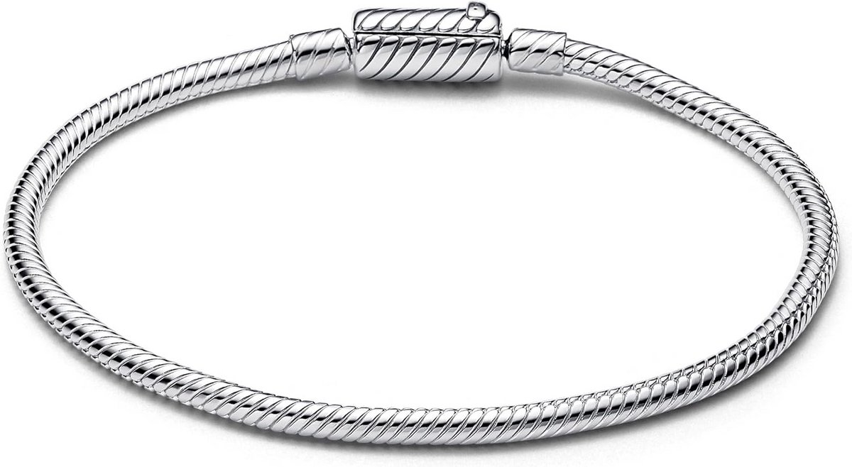 Sterling Zilveren Slangenarmband met Magnetische Sluiting - Moments Collectie