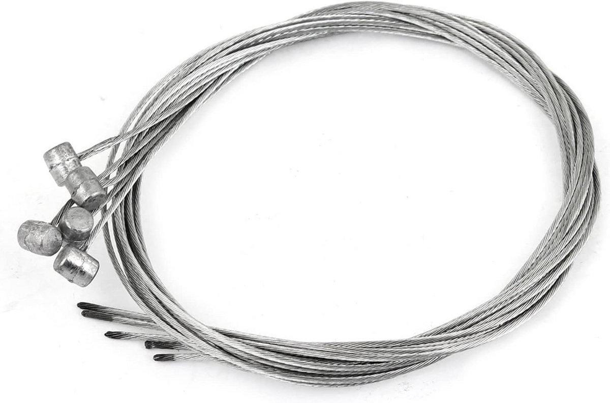 5x Stevi Remskabel Voorkant Fiets 75 cm Lengte 1.2 mm Dikte Universeel