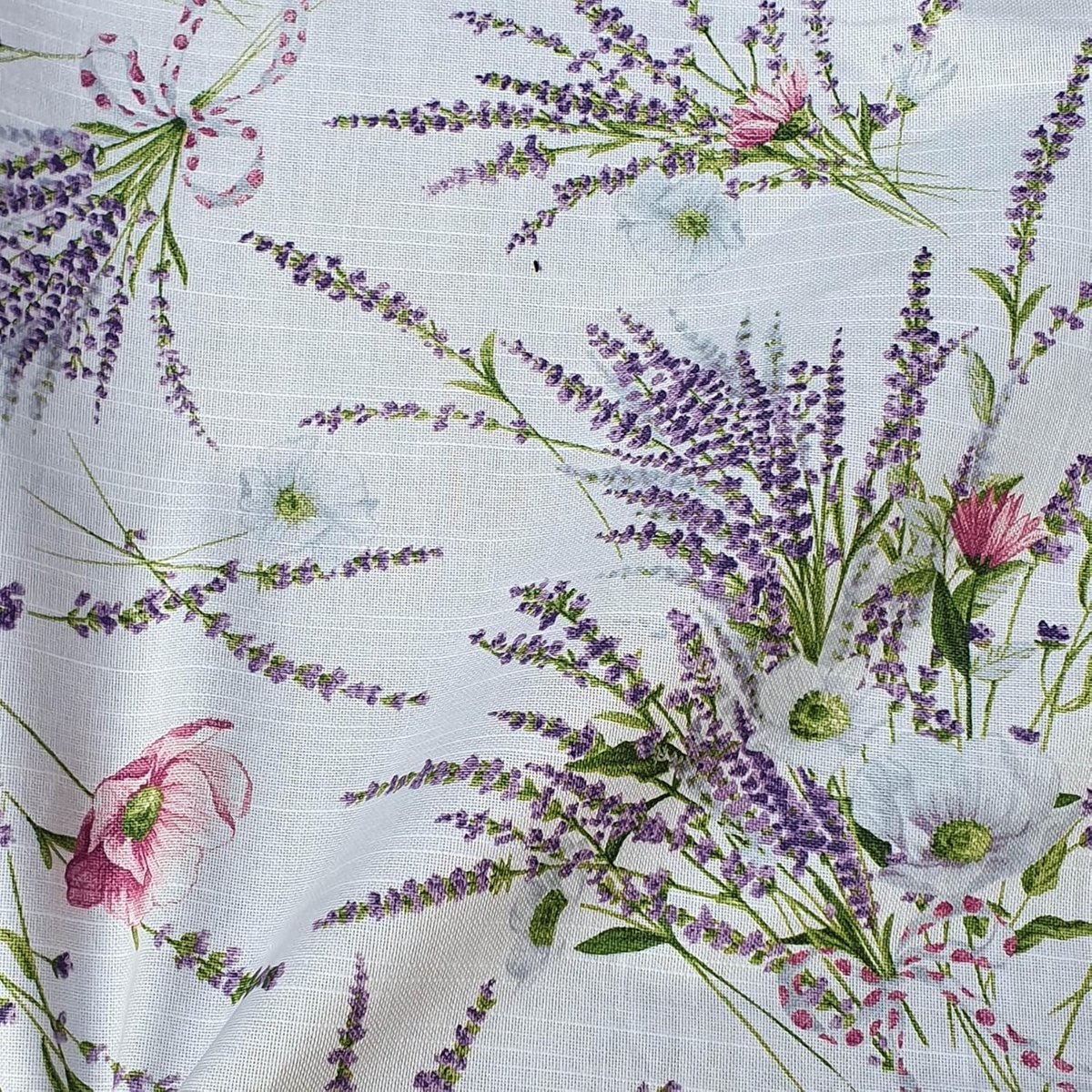 Waterdicht en Vlekbestendig Katoenen Tafelkleed - Lavendel - Rechthoekig (Set van 6)