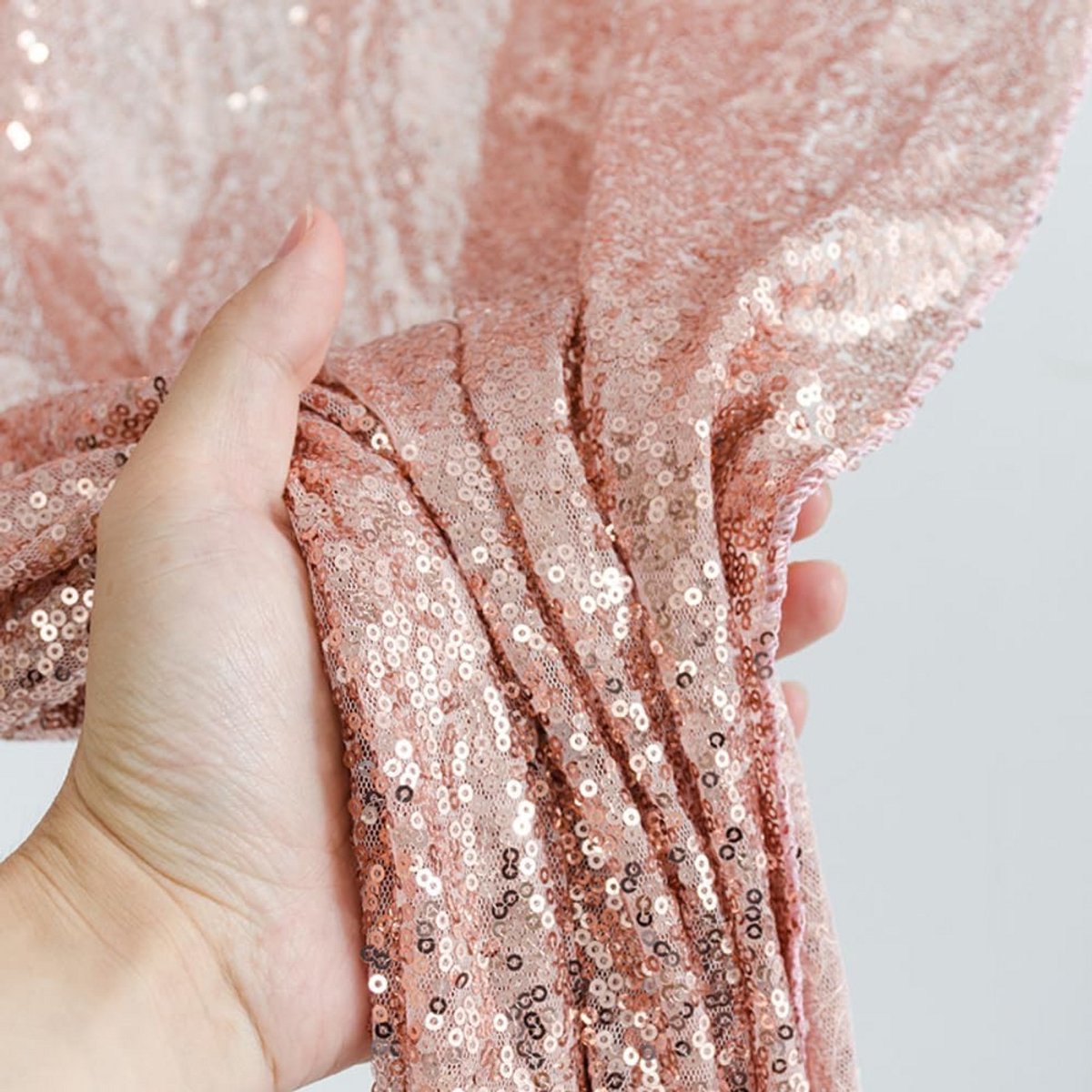 Rond Glitter Pailletten Tafelkleed Decoratief en Beschermend Polyester