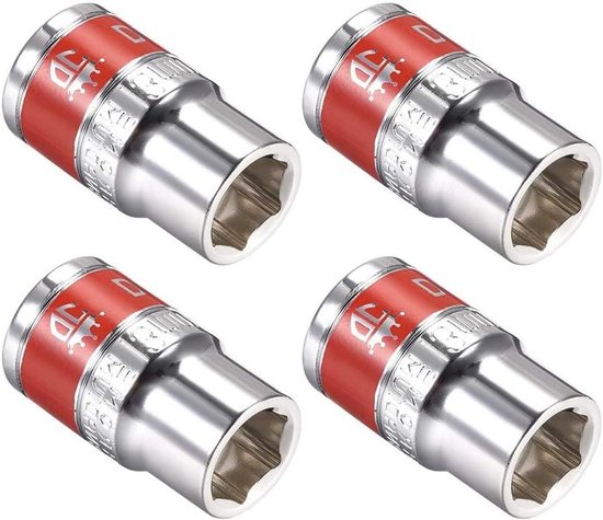 Set van 4-delige sterke 1/2-inch aandrijving - Ondiepe Socket Set 13 mm