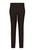 Felix Hardy Leren Strech Slim Fit Broek Dames Bruin - M