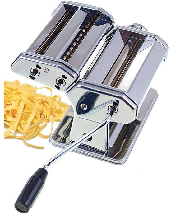 Unyqoos® Handmatige pastamachine voor het maken van verse pasta thuis van Merkloos — afbeelding 3
