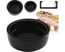 Keramische Worm Schotel voor Reptielen - Anti-Escape Feeder voor Hagedissen, Gekko's, Baarddraken, Kameleons, Slangen en Insecten
