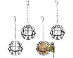 Vogelvoeders voor Buiten - 4 stuks Eekhoornbestendige Hangende Feeding Stations met S-vormige Haken