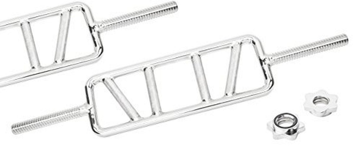 Triceps-framehalter 30/31 mm met stersluitingen – Ideaal voor krachttraining