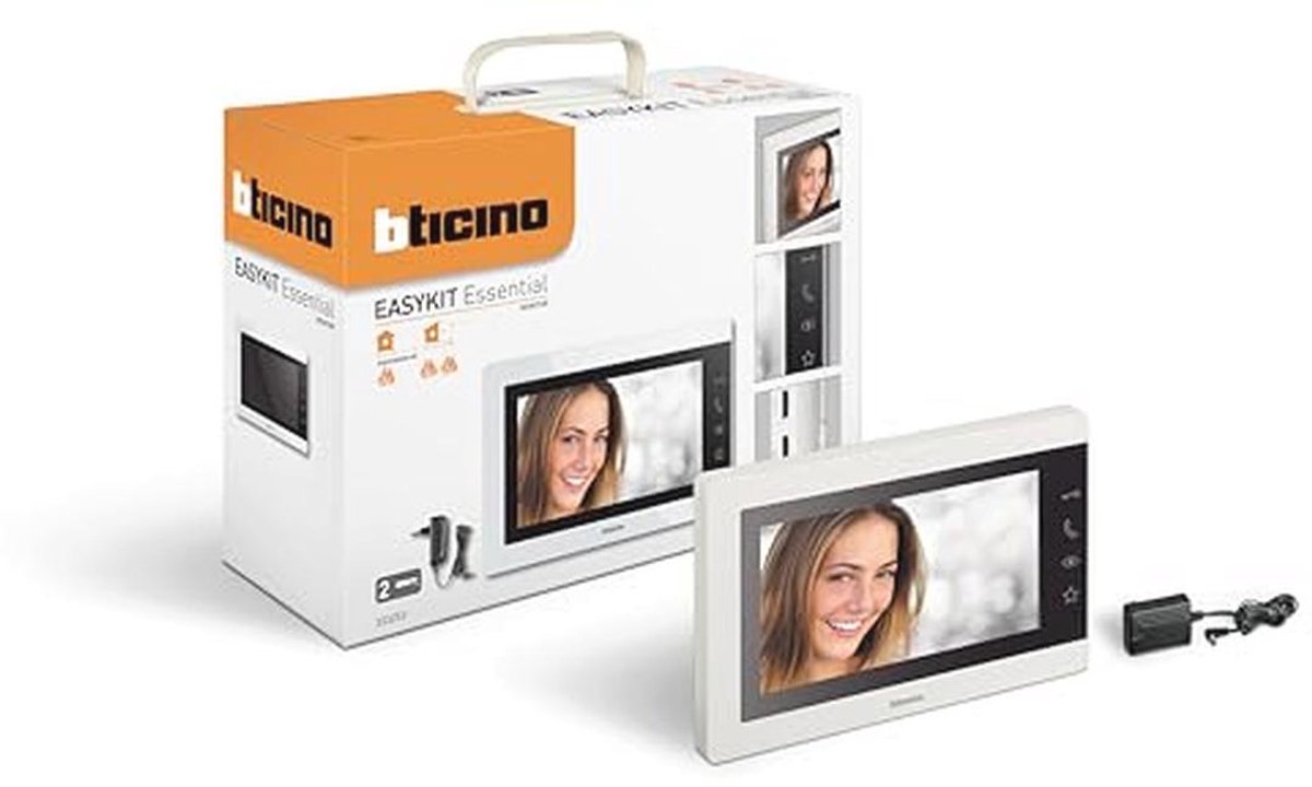 Video-intercom voor binnen met 7 inch kleurenscherm en handsfree-installatie, wit