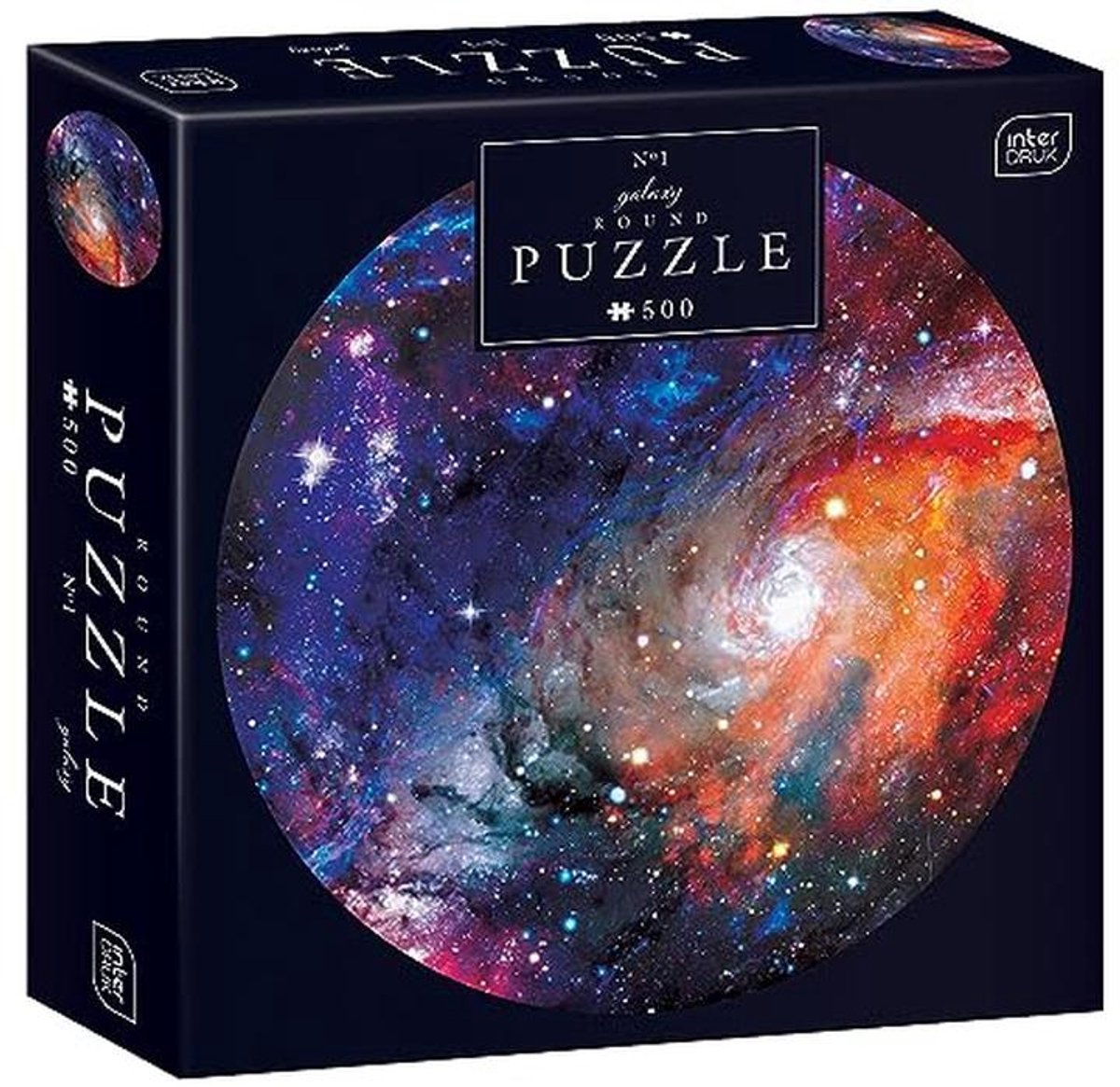 Ronde Puzzel 500 Stukken - Melkweg, Bloemen en Meer