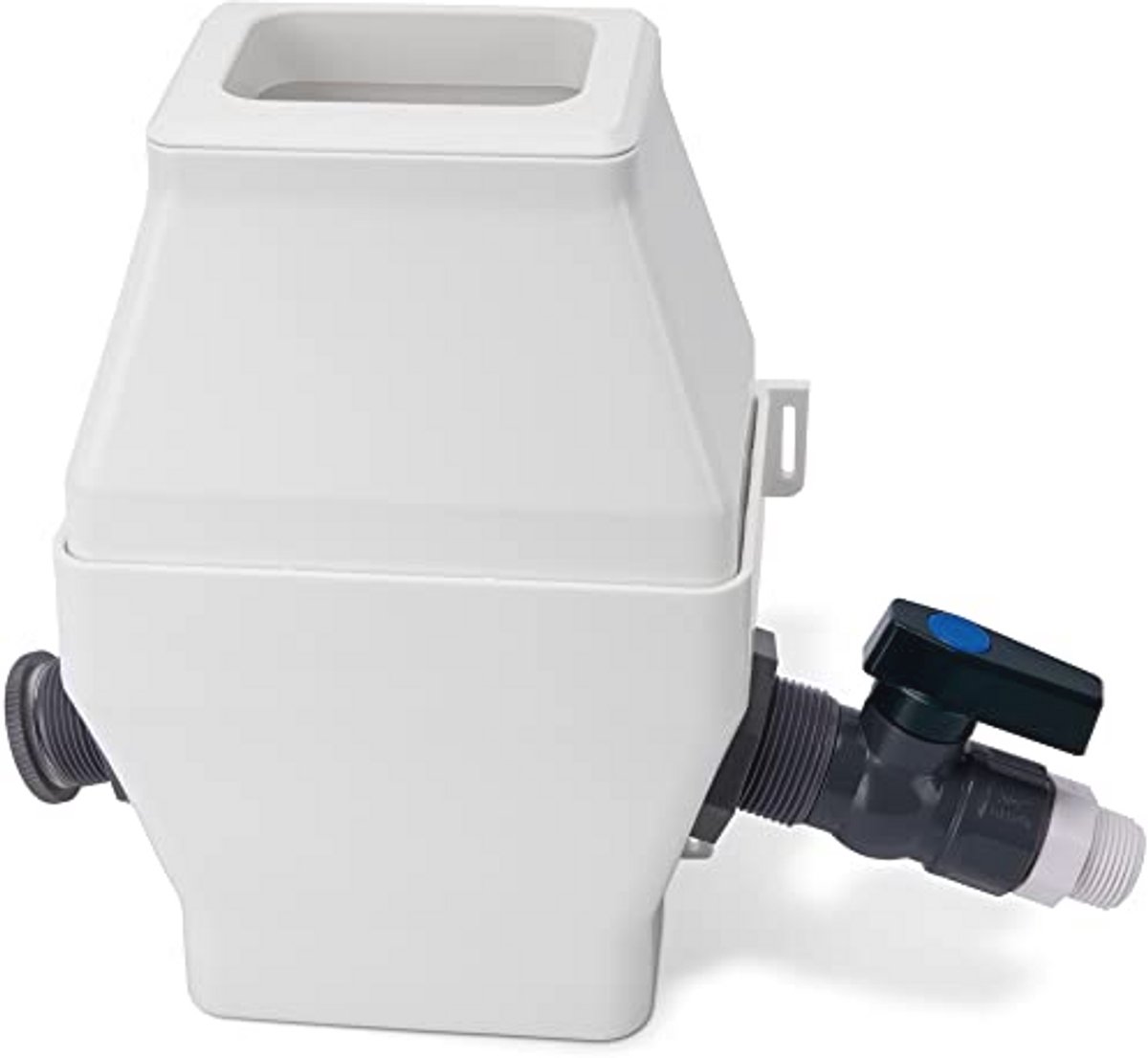 Regenwateropvangsysteem voor 2 x 3 of 3 x 4 inch regenpijpen - Wit
